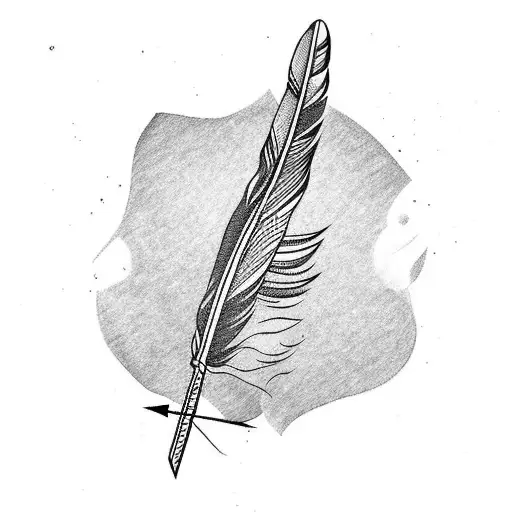 Feather With Arrow