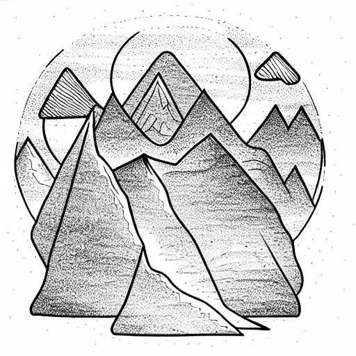 Mountain In A Delicate Circle