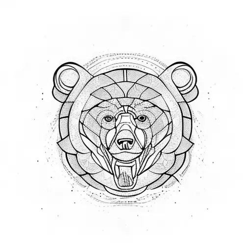 Bear With Snake And With Spider