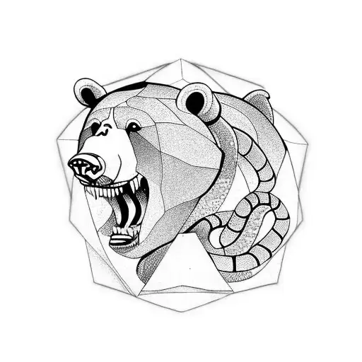 Bear And Snake And Spider