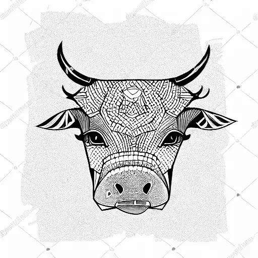 Bull With Angry Eyes
