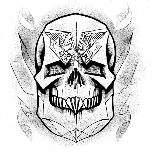 Orc Stylised Skull