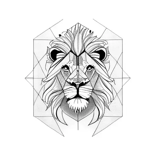 Lion With Lamb In Its Eyes