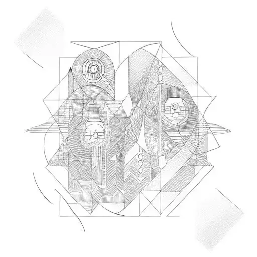 Abstract Cyber Lines On Hand