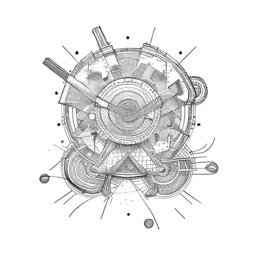 Bycicle Friends Abstract