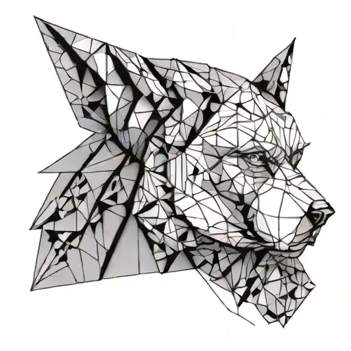 Face With Half Wolf And Other Half Darth Vader