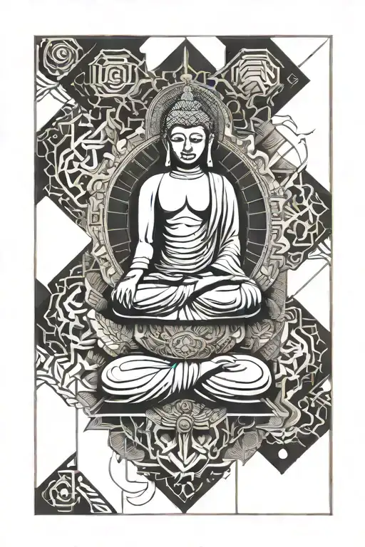 Budha And Jesus Cards Forming