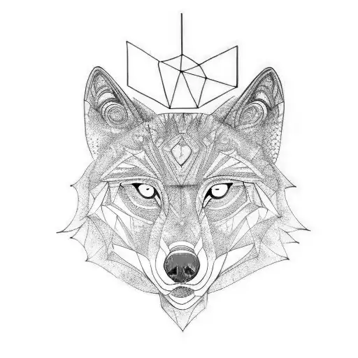 Dmt Wolf Meditating In Lost Time And Space