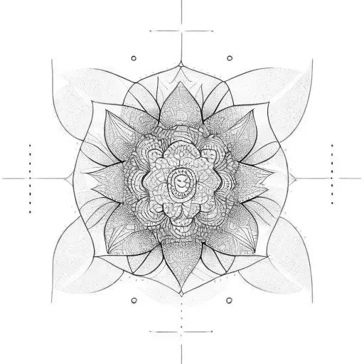 Abstract Linear Flower