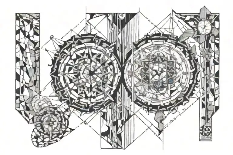 Clock With Number 11 And Bottom Of Bare Feet