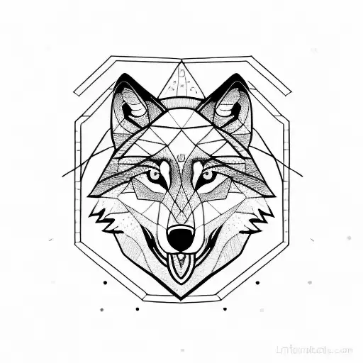 Wolf Howling From A Cliff