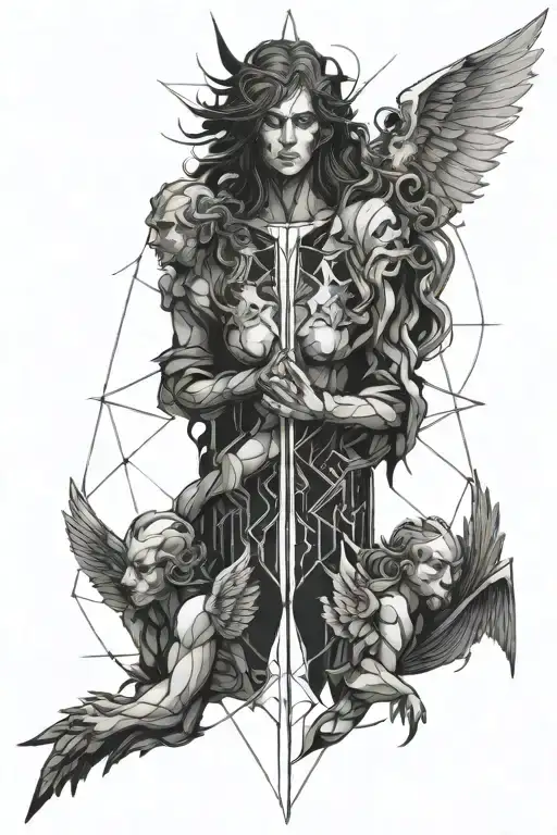 Angels & Demon Holding