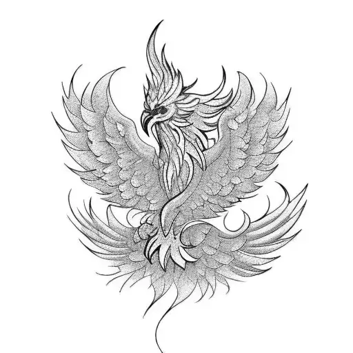 Phoenix Rising From Ashes