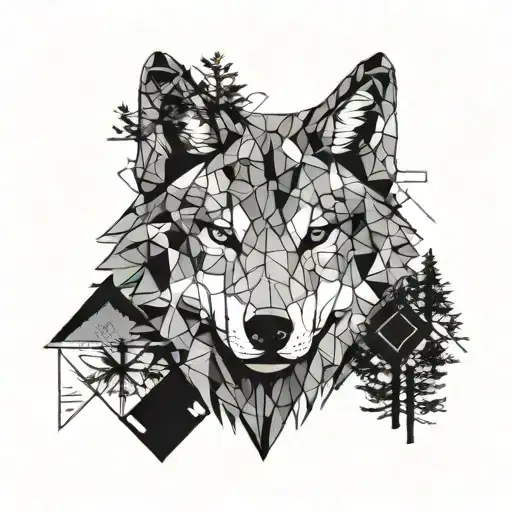 Wolf And Forest