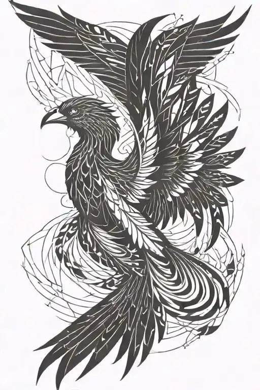 Phoenix Wings Spread