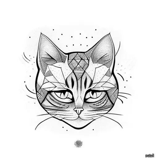 Cat Lying On His Back