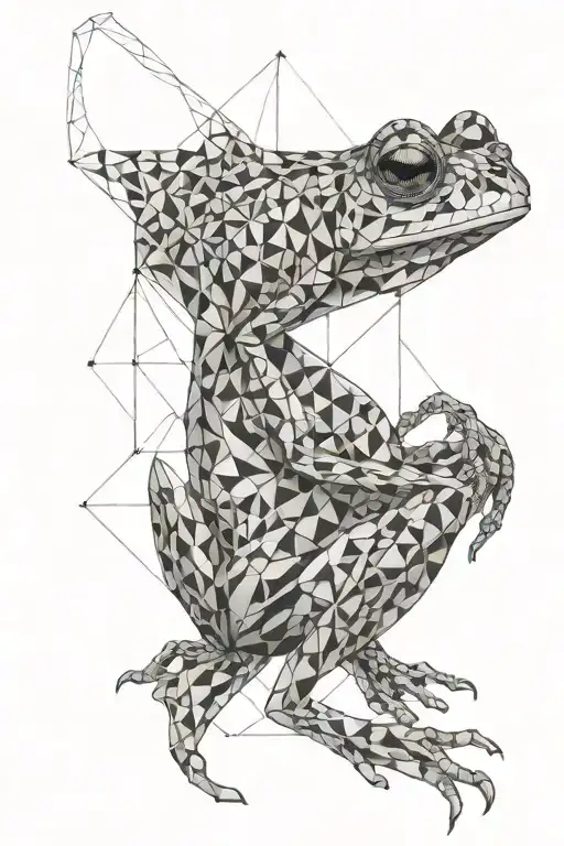 A Dissected Frog Smoking