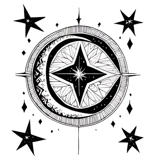 Half Moon And Three Stars