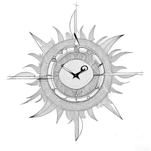 Rebirth Sun Clock