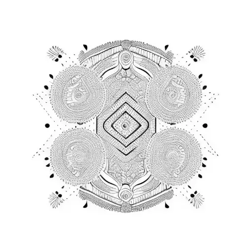 Sleeve Mehndi Patterns With Mayan Influence