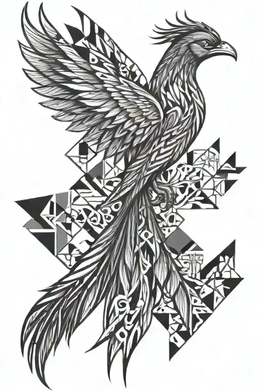 Phoenix From Ashes Flying