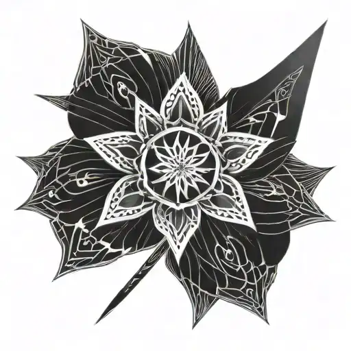 Shuriken Lotus Flower