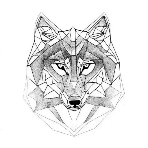 Wolf Geometric Origami
