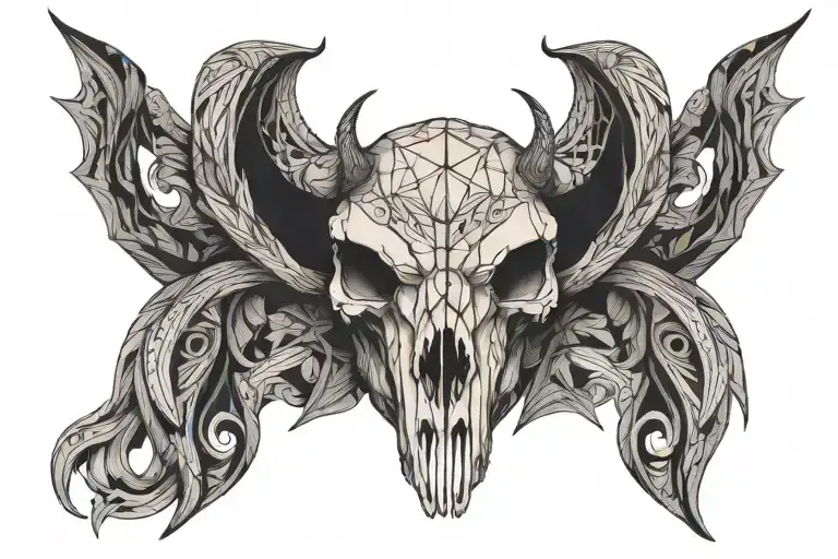 Goth Animal Skull