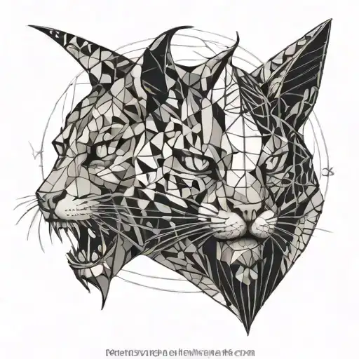 A Demon Playing His Cat