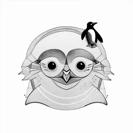 Name Maria Antonia With Penguin