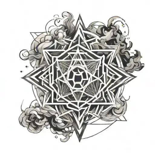 Goal Achievement Symbol With Smoke