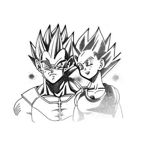 Vegeta Con Su Hija