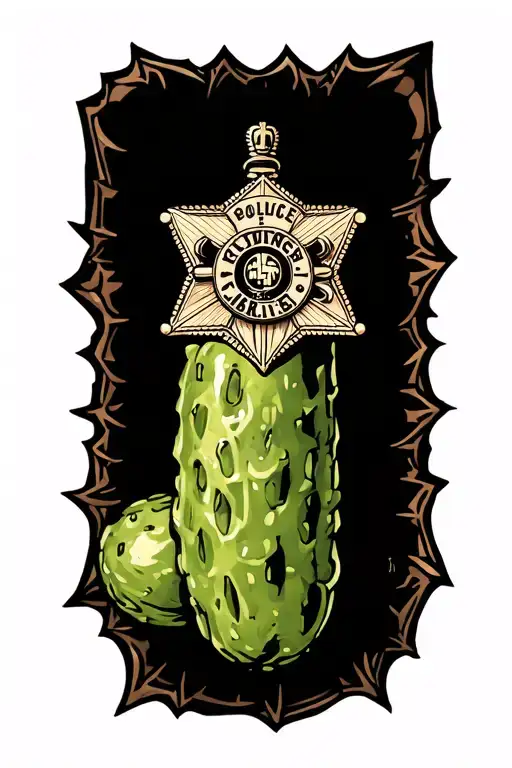 Pickle With A Police Badge Incorporated
