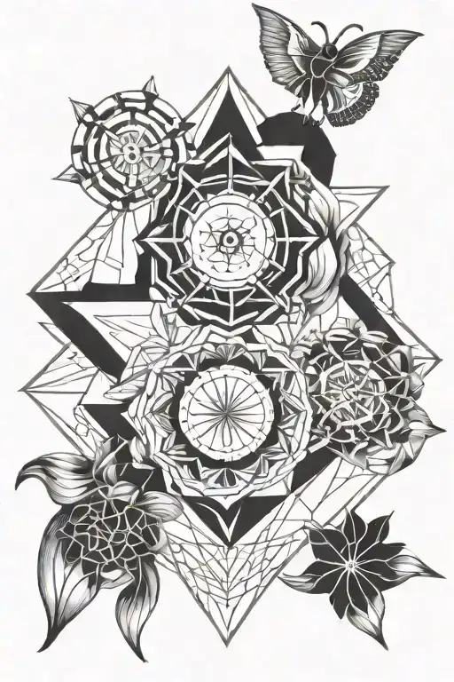 Aries Virgo Scorpio Zodiac Sign Tattoo Design Inspired