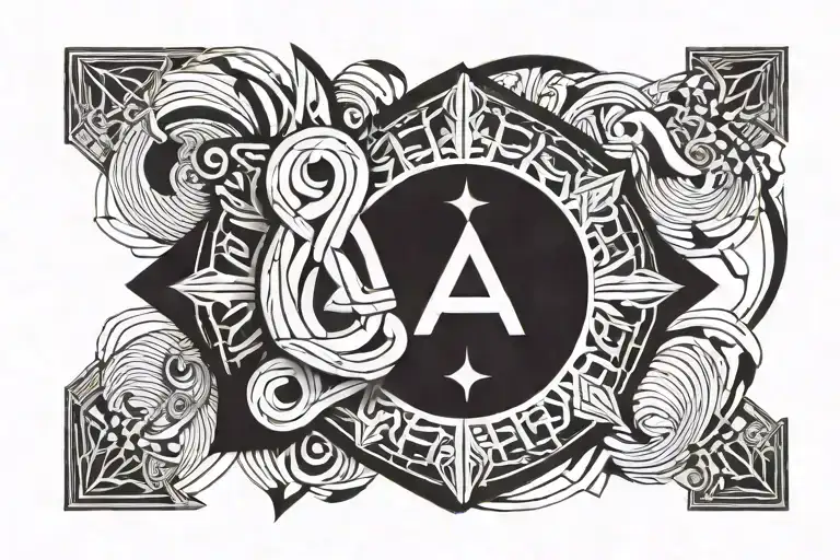 Alpha And Omega Symbol