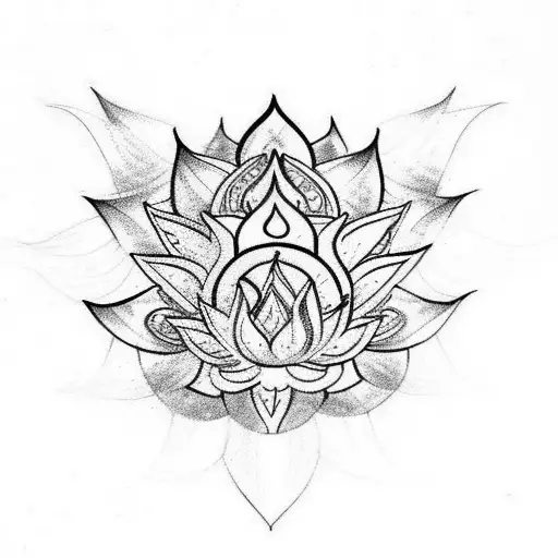 Lotus Vishnu & Shivas Trident