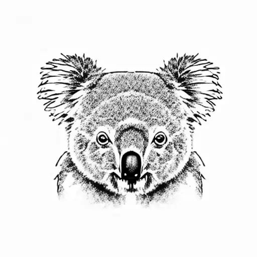Koala In Gum Tree