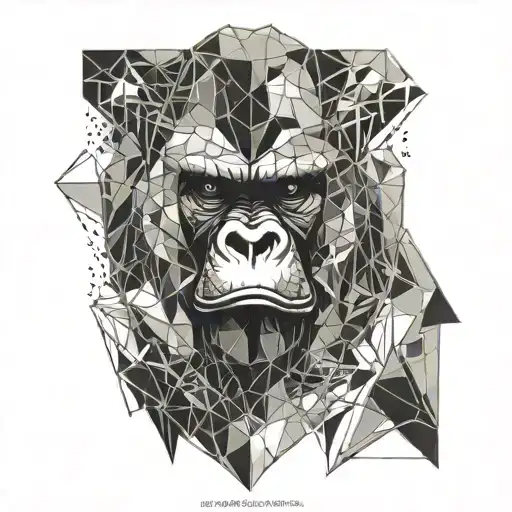 Silverback Gorilla Angry