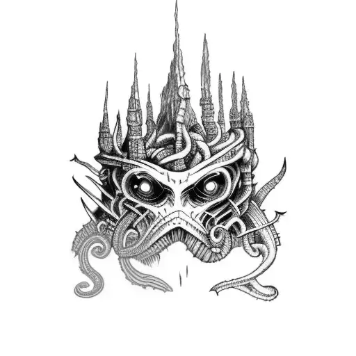 Dark Souls Type World With Lovecraftian Feel Full Sleeve