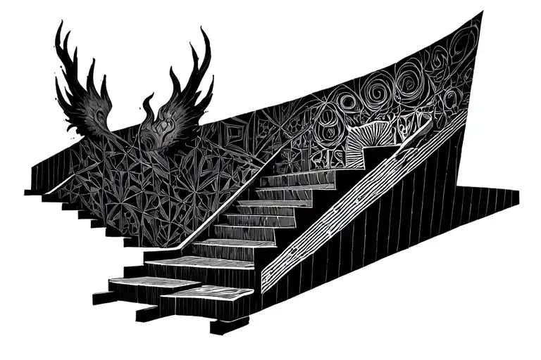 Stair Way To Heaven Vs Hell