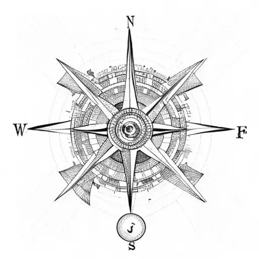 Planets Compass Lines