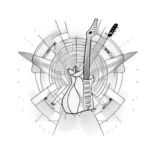 Electric And Acoustic Guitar Mixed Up