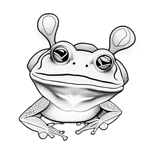 Frog Wearing Brimmer Hat