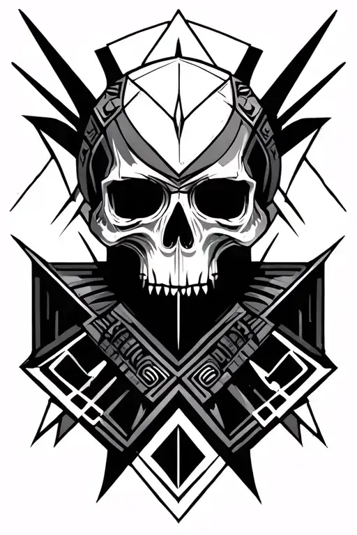 Skull Warrior Watch Face