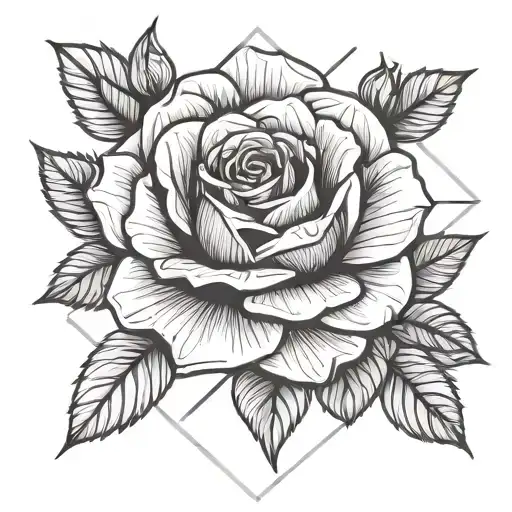 One Rose Flower