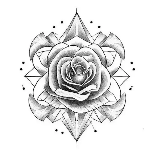 Finish My Sleeve Rose With Compass