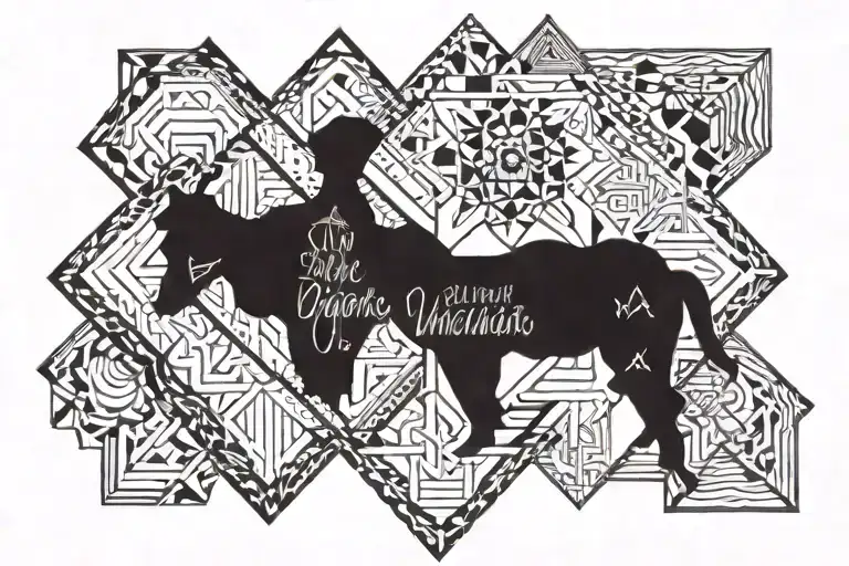 Father Daughter Quote Written Tattoo