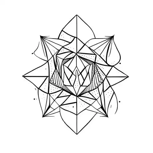 Create A Wrist Tattoo That Is Abstract Mountains