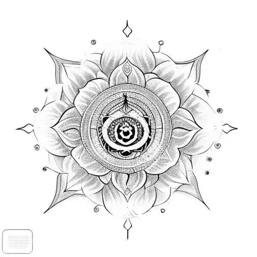 Lotus And 7 Chakras
