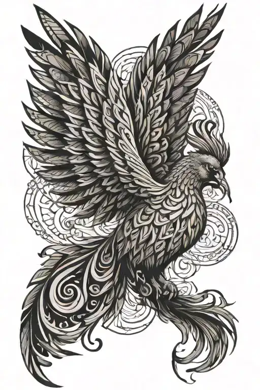 Phoenix With A Long Tail